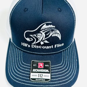 Richardson 112 trucker hat with Hill's name and logo