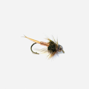 Copper John Prince Mix B.H. assortment featuring bead head trout flies for rivers and streams.