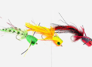 The Bass Ultra Foam fly is a high-floating, hard-hitting topwater pattern designed to provoke aggressive strikes from bass in both still and moving water.